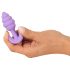 Cuties Mini analni čep - silikon - ljubičasti (2,8 cm)