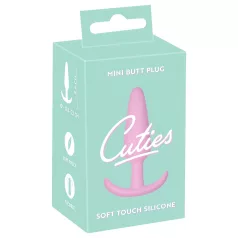 Cuties Mini analni čep - silikon - roze (2,1cm)