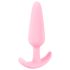 Cuties Mini analni čep - silikon - roze (2,1cm)