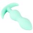 Cuties Mini Butt Plug - silikonski analni čep - menta (2,3cm)