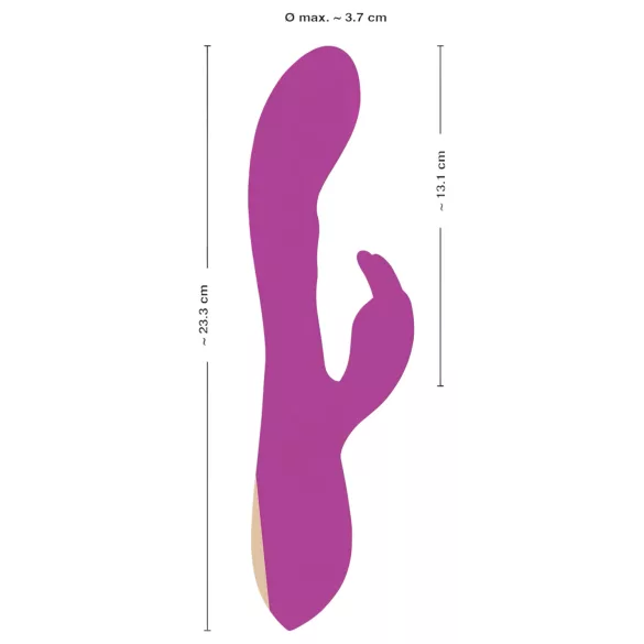 Javida Thumping Rabbit - Vibrator sa 3 motora za stimulaciju klitorisa (ljubičasti)
