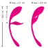 SMILE - bežični vibrirajuće jaje sa radiom (roze)