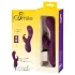SMILE - Bežični vibrator s 3 motora i stimulatorom klitorisa (ljubičasti)