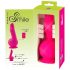 SMILE Powerful - bežični, dvomotorni vibrator sa vakuumom (roze)