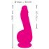SMILE Powerful - bežični, dvomotorni vibrator sa vakuumom (roze)