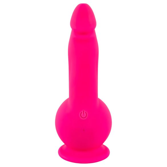 SMILE Powerful - bežični, dvomotorni vibrator sa vakuumom (roze)