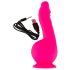 SMILE Powerful - bežični, dvomotorni vibrator sa vakuumom (roze)