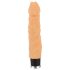 Prirodna Koža - realistični vibrator - prirodno (23cm)