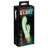 You2Toys Glow - svetleći vibrator sa klitoralnim stimulatorom (beli)