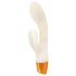 You2Toys Glow - svetleći vibrator sa klitoralnim stimulatorom (beli)
