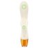 You2Toys Glow - svetleći vibrator sa klitoralnim stimulatorom (beli)