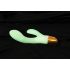 You2Toys Glow - svetleći vibrator sa klitoralnim stimulatorom (beli)