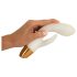 You2Toys Glow - svetleći vibrator sa klitoralnim stimulatorom (beli)