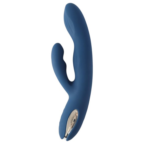 Svakom Aylin - punjivi pulsirajući vibrator sa klitoralnim nastavkom (plavi)