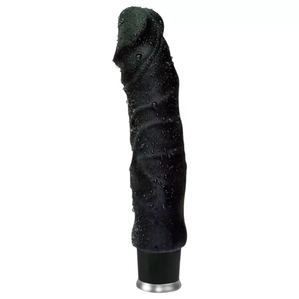Nature Skin - realistican vibrator - crni (22cm)