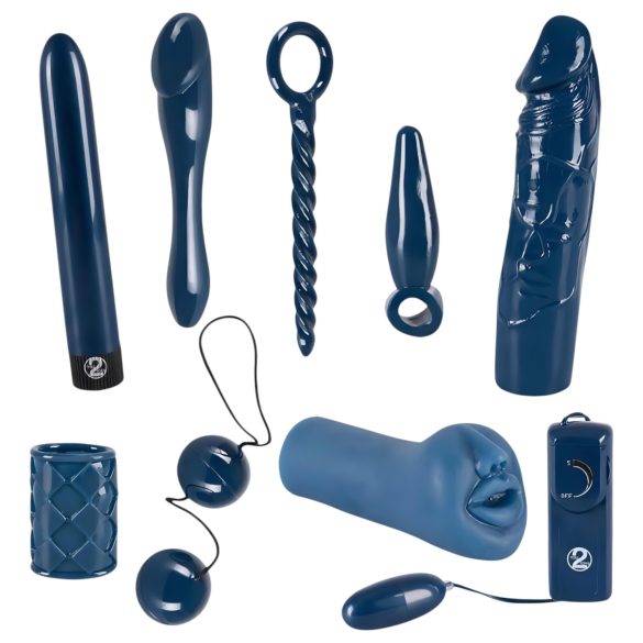 You2Toys - Midnight Blue - vibrator set (9-dijelni)