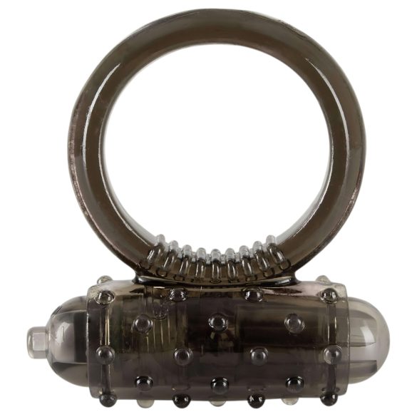 You2Toys - silikonski vibrirajući prsten - crni