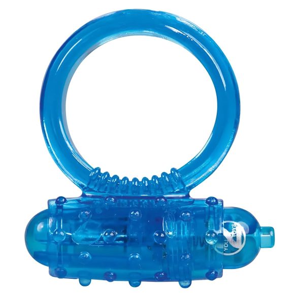 You2Toys - Silikonski vibrirajući prsten za penis (plavi)
