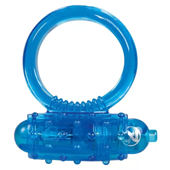 You2Toys - Silikonski vibrirajući prsten za penis (plavi)