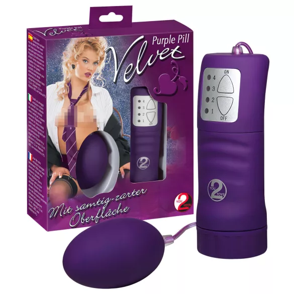 You2Toys - Velvet baršunasto vibro jaje (ljubičasto)