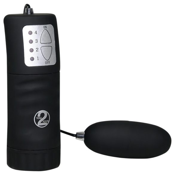 You2Toys - Crna baršunasta vibro-jaje - Velvet