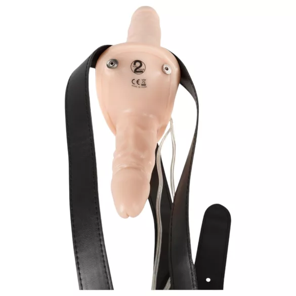You2Toys - Pričvrstivi duo vibrator - prirodan