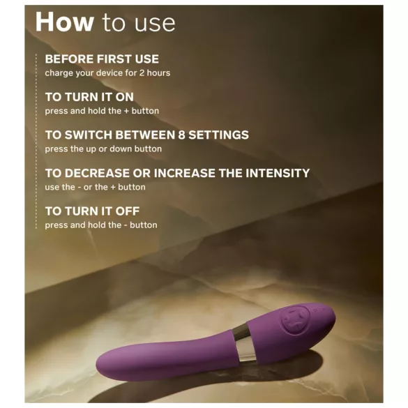 LELO Elise 2 - luksuzni vibrator (ljubičasti)