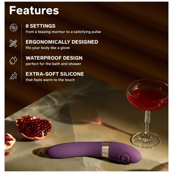 LELO Elise 2 - luksuzni vibrator (ljubičasti)