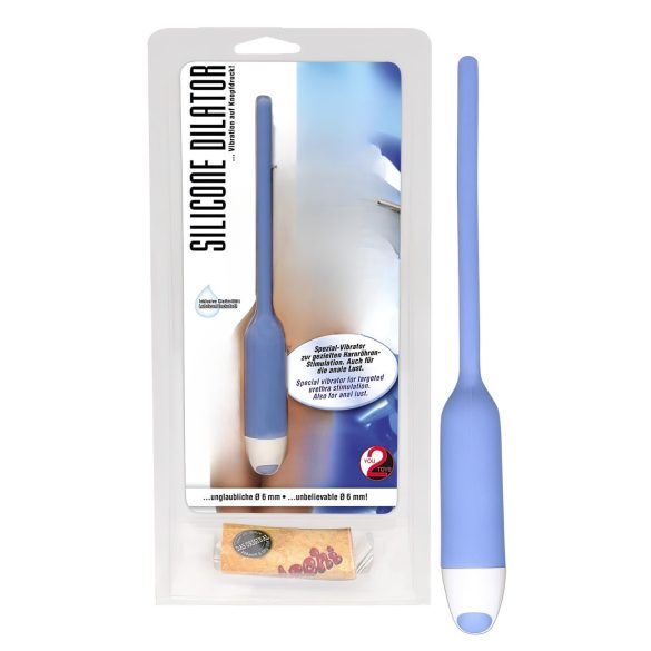 You2Toys - Mali silikonski uretralni vibrator - plavi