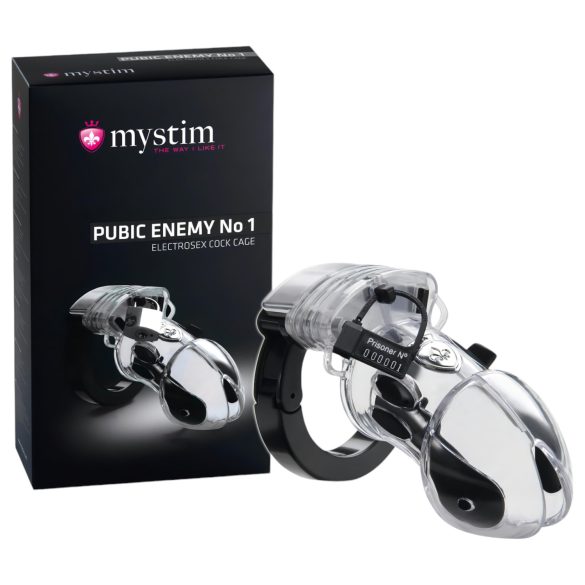 Mystim Pubic Enemy No 1 - elektro kavez za penis