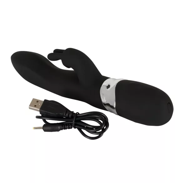 SMILE Blacky - USB vibrirajući masažer sa 2 motora (crna)