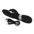 SMILE Blacky - USB vibrirajući masažer sa 2 motora (crna)