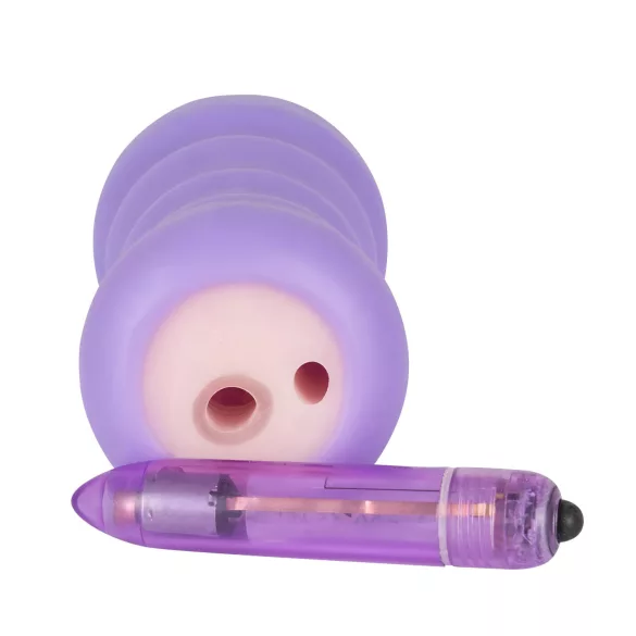 You2Toys - Gina - vibrantna vagina (prirodno-ljubičasta)