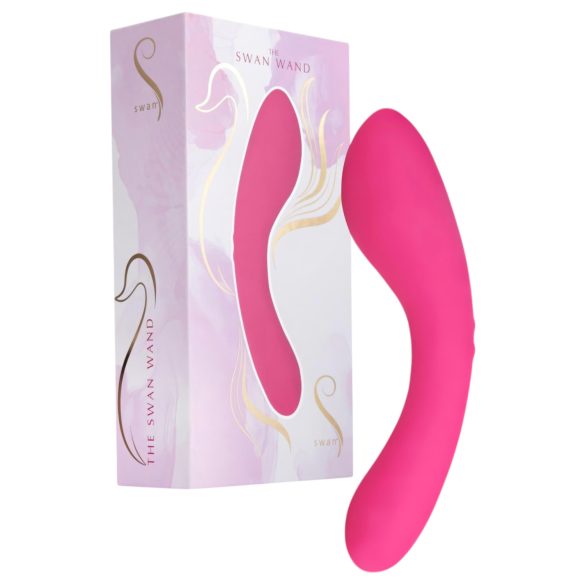 The Swan Wand - akumulatorski masažer vibrator (roze)