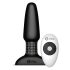 b-Vibe - rotirajući biserni analni vibrator na punjenje (crni)