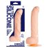 Jednim dodirom 8 - Silikonski vibrator sa jajima (prirodan)