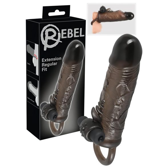 Rebel Regular - вибрациони пенис прстен (19cm)