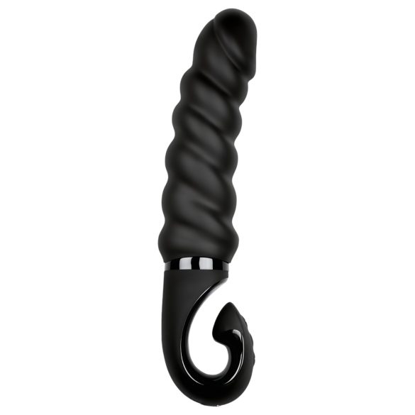 Gvibe G-jack 2 - Punjivi, vodootporni silikonski vibrator (crna)