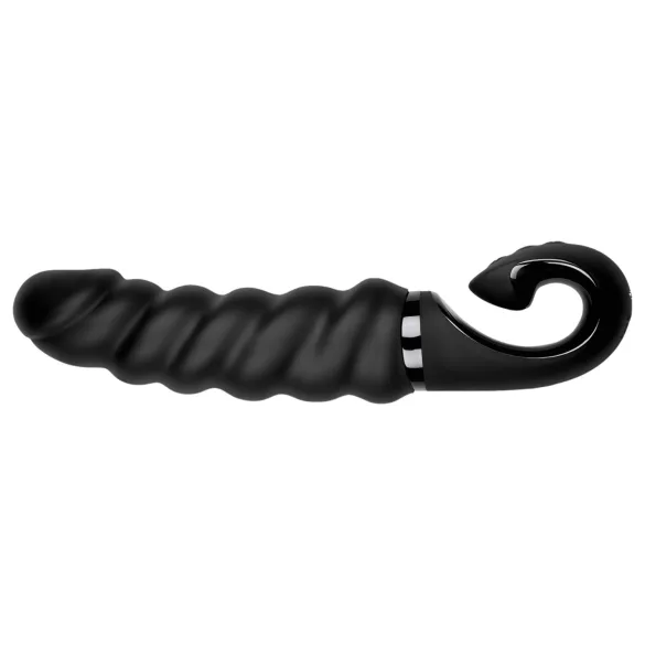 Gvibe G-jack 2 - Punjivi, vodootporni silikonski vibrator (crna)