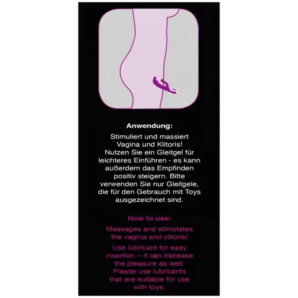 Javida - grejni vibrator za stimulaciju klitorisa (kupina)