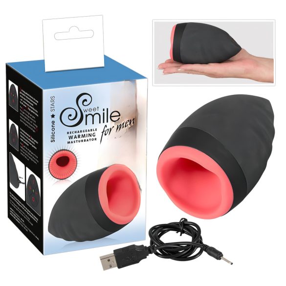 SMILE Warming - akumulatorski topli masturbator za muškarce