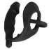 Black Velvet analni vibrator sa prstenovima (crni)