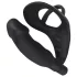 Black Velvet analni vibrator sa prstenovima (crni)