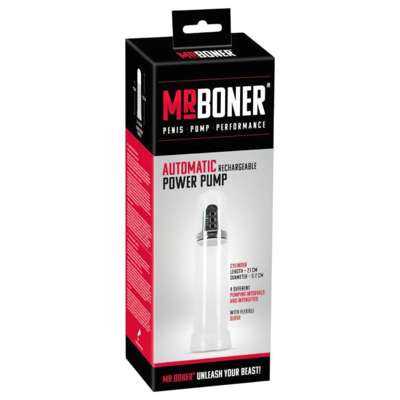 Gospodin Boner Automatic - punjiva pumpa za penis