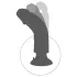 King Cock 7 вибратор са вакумом (18 cm) - природна боја