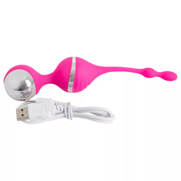 SMILE Love Ball - vibrirajuća gejša kuglica (roze)