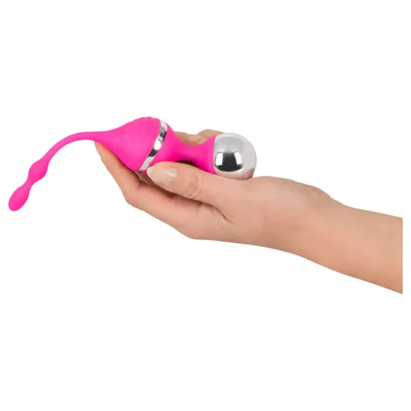 SMILE Love Ball - vibrirajuća gejša kuglica (roze)
