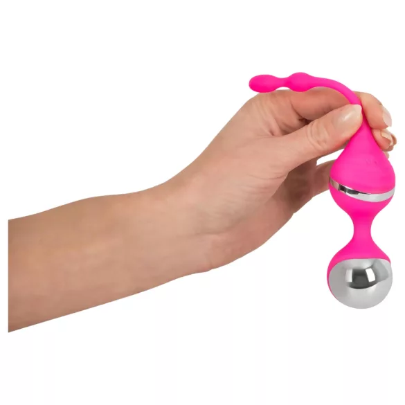 SMILE Love Ball - vibrirajuća gejša kuglica (roze)