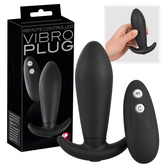You2Toys - Vibro Plug - bežični analni vibrator (crni)