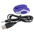 You2Toys - Pušenje - punjivi silikonski vibrator za usne (ljubičasti)
